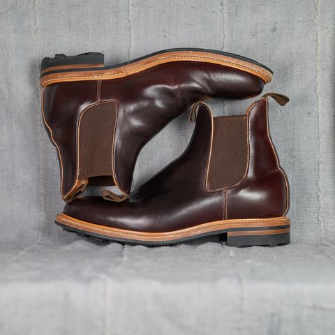 View photo of Viberg Chelsea in Horween Color 8 Shell Cordovan