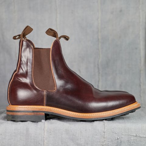 View photo of Viberg Chelsea in Horween Color 8 Shell Cordovan