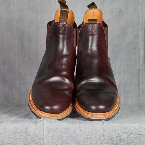 View photo of Viberg Chelsea in Horween Color 8 Shell Cordovan