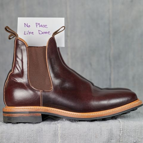 View photo of Viberg Chelsea in Horween Color 8 Shell Cordovan