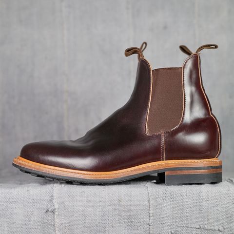 View photo of Viberg Chelsea in Horween Color 8 Shell Cordovan