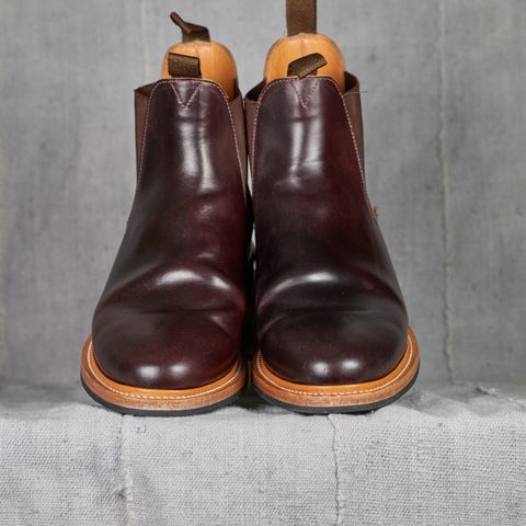 View photo of Viberg Chelsea in Horween Color 8 Shell Cordovan