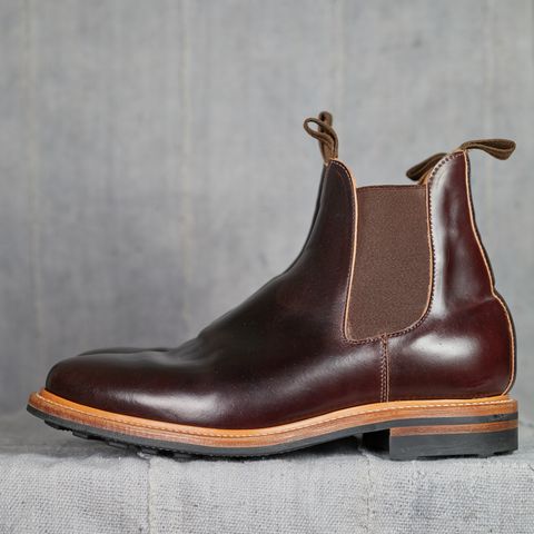 View photo of Viberg Chelsea in Horween Color 8 Shell Cordovan