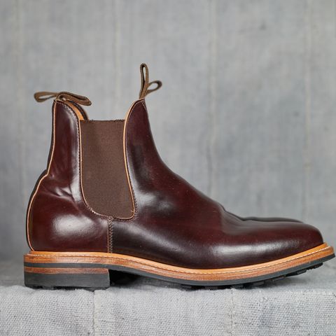 View photo of Viberg Chelsea in Horween Color 8 Shell Cordovan