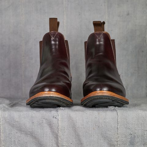 View photo of Viberg Chelsea in Horween Color 8 Shell Cordovan