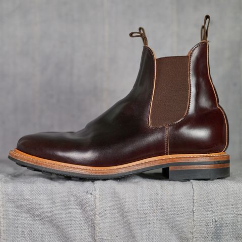 View photo of Viberg Chelsea in Horween Color 8 Shell Cordovan