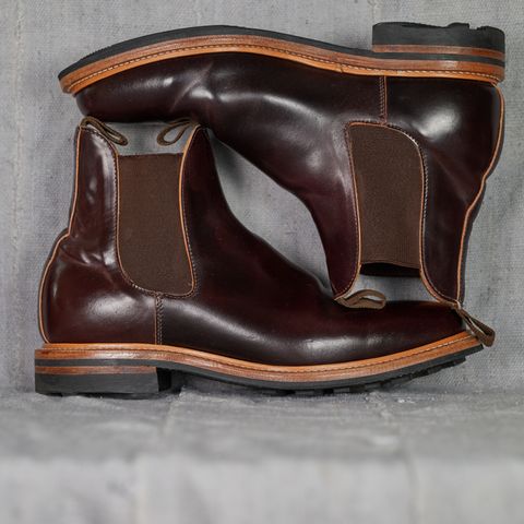 View photo of Viberg Chelsea in Horween Color 8 Shell Cordovan