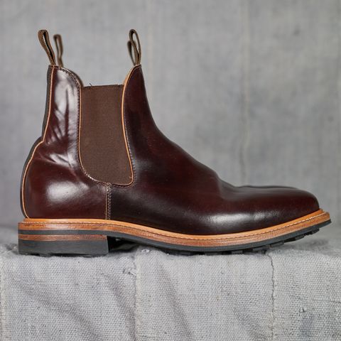 View photo of Viberg Chelsea in Horween Color 8 Shell Cordovan