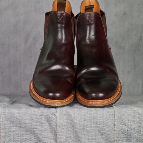 View photo of Viberg Chelsea in Horween Color 8 Shell Cordovan