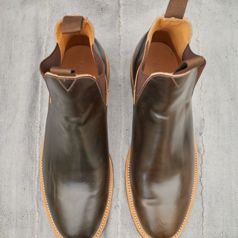 Viberg Chelsea in Horween Dark Cognac Shell Cordovan