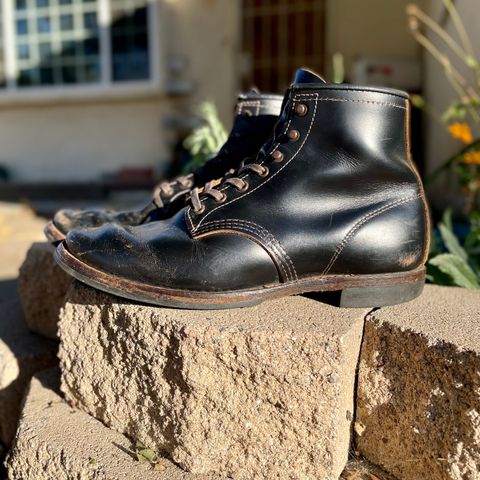 Red Wing Beckman Flatbox in S.B. Foot Black Klondike