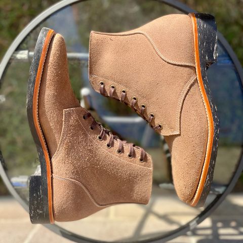 Briselblack The Hawk in Horween Natural Chromexcel Roughout