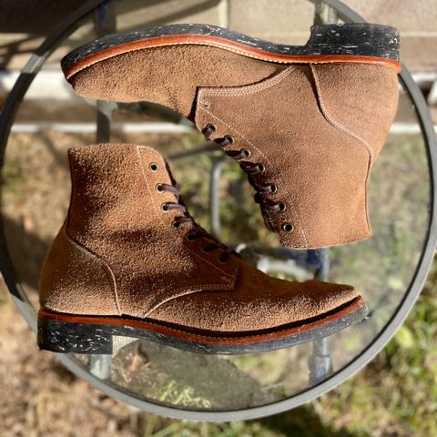 Briselblack The Hawk in Horween Natural Chromexcel Roughout