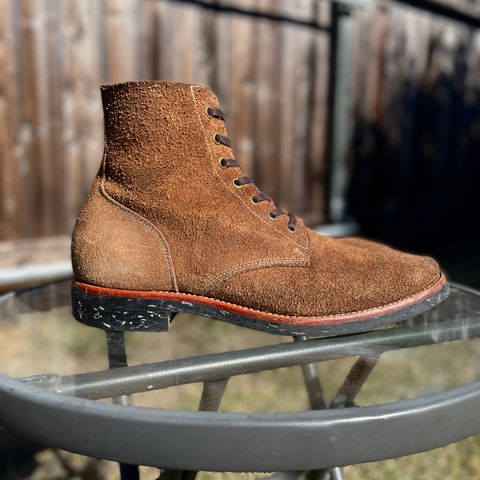 Briselblack The Hawk in Horween Natural Chromexcel Roughout