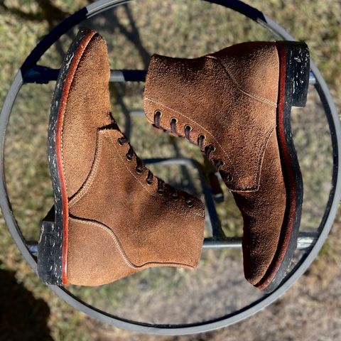 Briselblack The Hawk in Horween Natural Chromexcel Roughout