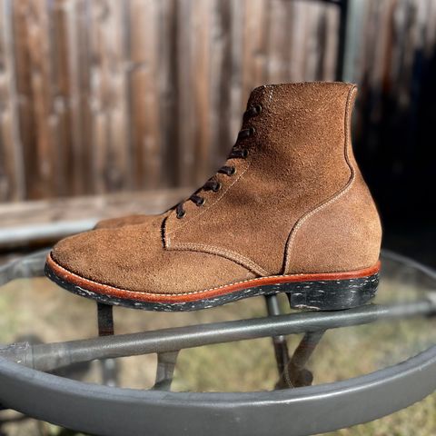 Briselblack The Hawk in Horween Natural Chromexcel Roughout