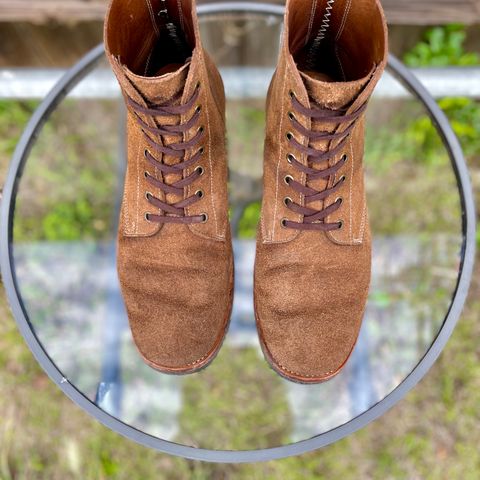 Briselblack The Hawk in Horween Natural Chromexcel Roughout