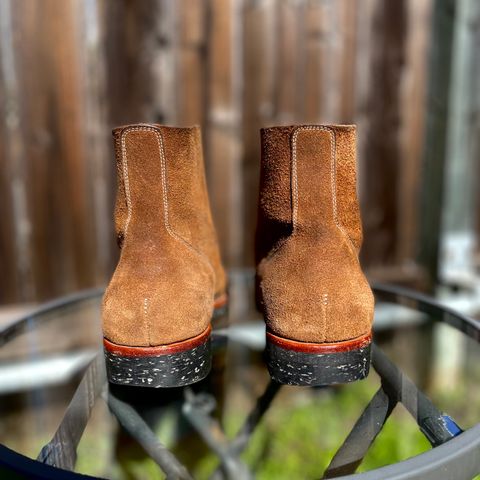 Briselblack The Hawk in Horween Natural Chromexcel Roughout