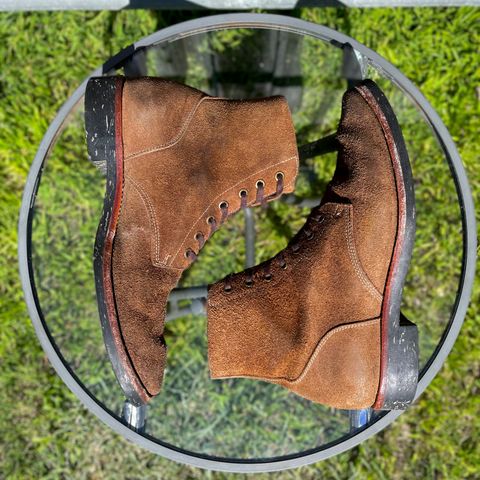 Briselblack The Hawk in Horween Natural Chromexcel Roughout