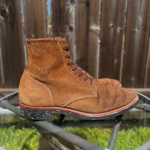 Briselblack The Hawk in Horween Natural Chromexcel Roughout