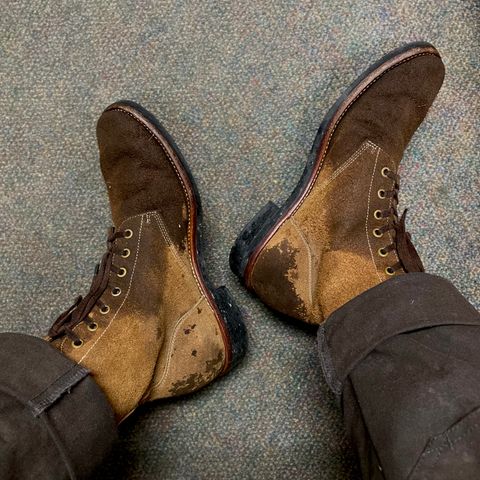 Briselblack The Hawk in Horween Natural Chromexcel Roughout