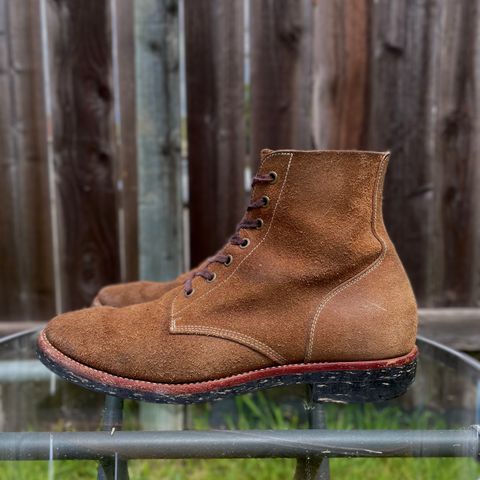 Briselblack The Hawk in Horween Natural Chromexcel Roughout