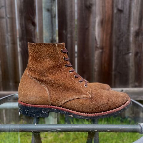 Briselblack The Hawk in Horween Natural Chromexcel Roughout