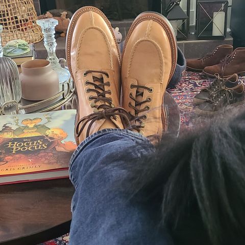 Grant Stone Ottawa Boot in Incas Natural Kangaroo
