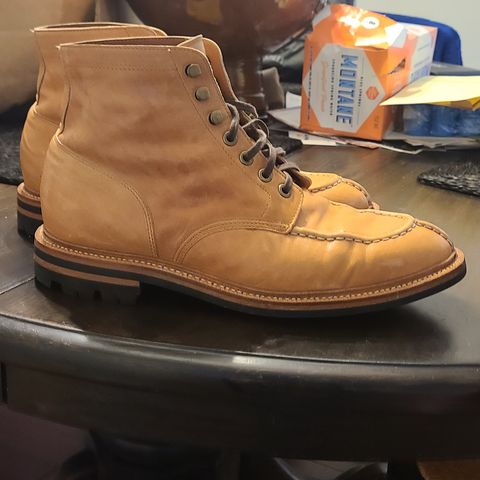 Grant Stone Ottawa Boot in Incas Natural Kangaroo