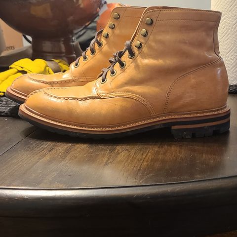 Grant Stone Ottawa Boot in Incas Natural Kangaroo
