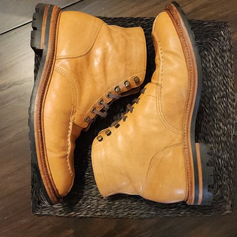 Grant Stone Ottawa Boot in Incas Natural Kangaroo