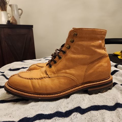 Grant Stone Ottawa Boot in Incas Natural Kangaroo