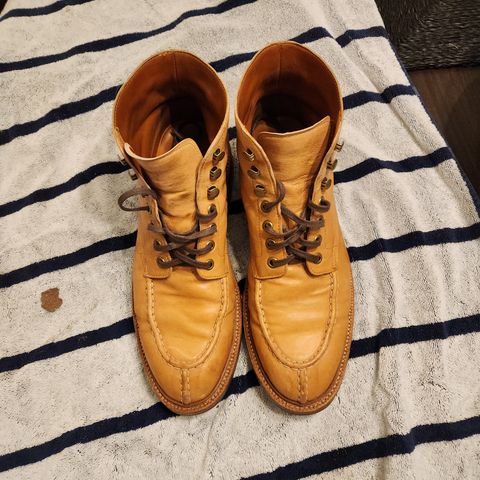 Grant Stone Ottawa Boot in Incas Natural Kangaroo
