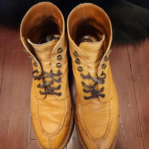 Grant Stone Ottawa Boot in Incas Natural Kangaroo