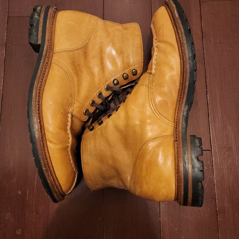 Grant Stone Ottawa Boot in Incas Natural Kangaroo