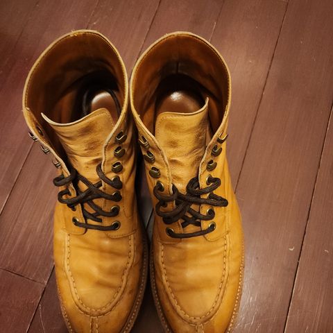 Grant Stone Ottawa Boot in Incas Natural Kangaroo