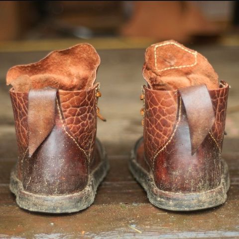 Broadwinger Luxury Work Slipper in shrunken bison