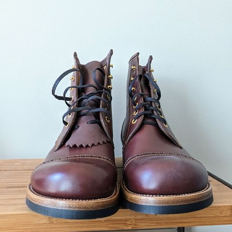 View photo of Iron Boots 5515 in Degermann Calf Red-Brown