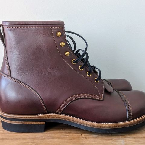 View photo of Iron Boots 5515 in Degermann Calf Red-Brown