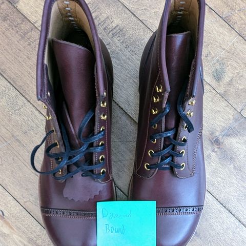 View photo of Iron Boots 5515 in Degermann Calf Red-Brown