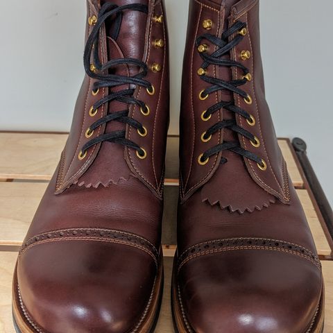 View photo of Iron Boots 5515 in Degermann Calf Red-Brown