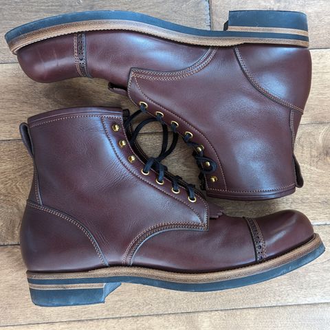 View photo of Iron Boots 5515 in Degermann Calf Red-Brown