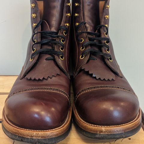 View photo of Iron Boots 5515 in Degermann Calf Red-Brown