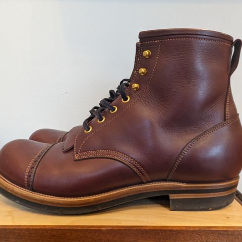 View photo of Iron Boots 5515 in Degermann Calf Red-Brown