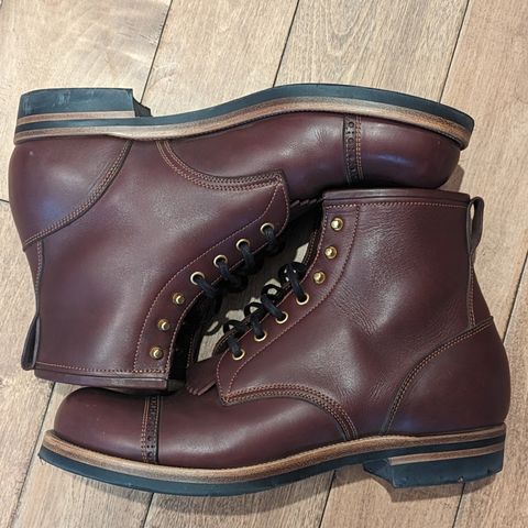 View photo of Iron Boots 5515 in Degermann Calf Red-Brown