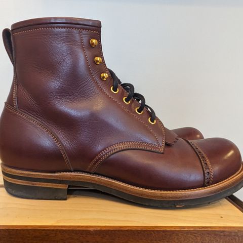 View photo of Iron Boots 5515 in Degermann Calf Red-Brown