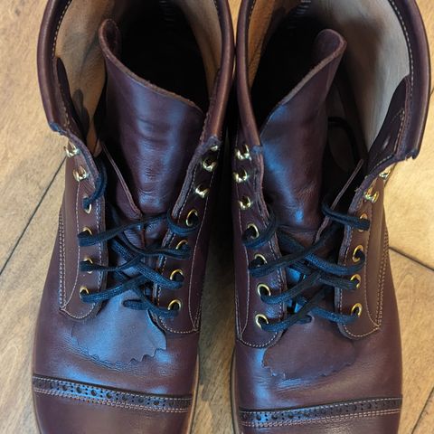 View photo of Iron Boots 5515 in Degermann Calf Red-Brown