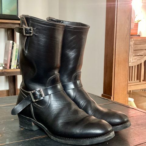 Attractions BILTBUCK Engineer Boots in Black Italian Horsebutt
