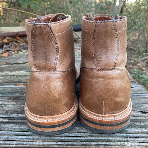 View photo of Grant Stone Diesel Boot in Horween Natural Chromexcel