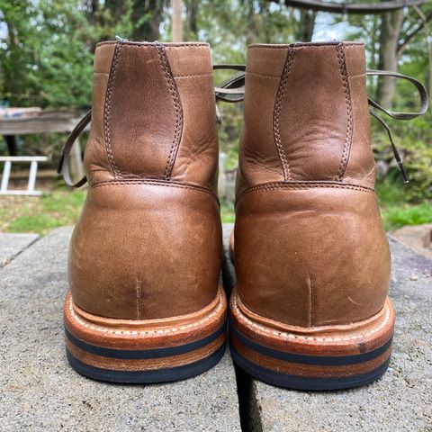 View photo of Grant Stone Diesel Boot in Horween Natural Chromexcel